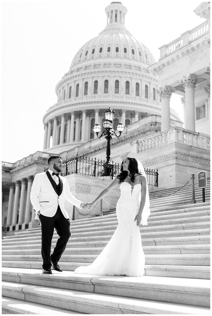 wedding photography DC - at US Capitol
