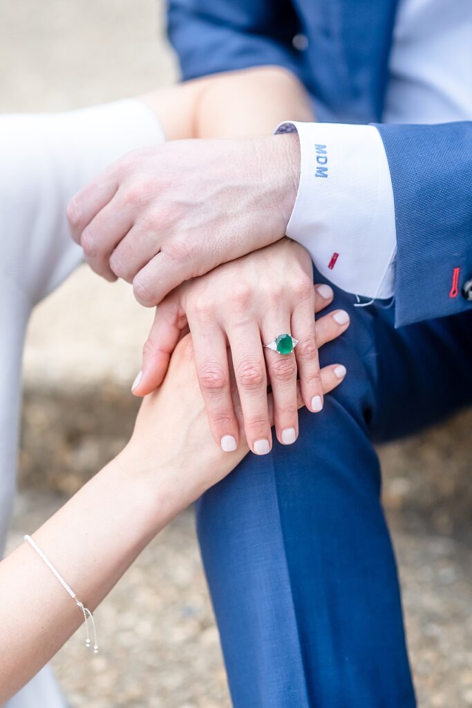 Engagement ring close up | Capitol Hill DC