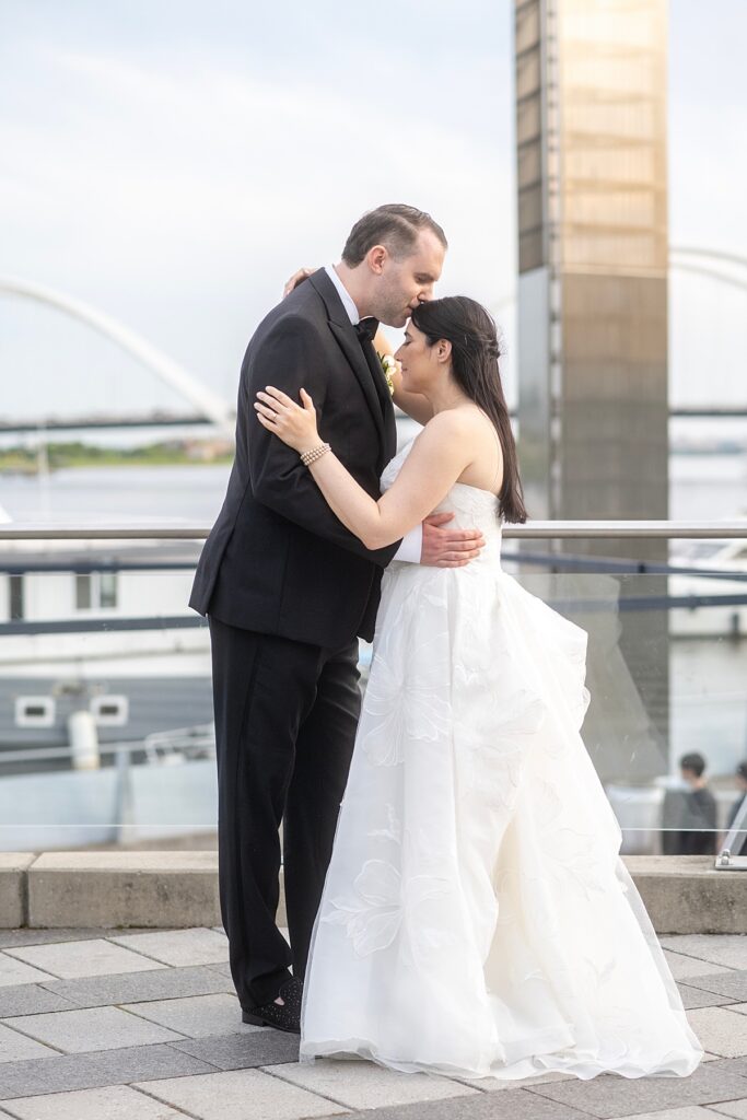 DC golden hour photo at Navy Yard waterfront