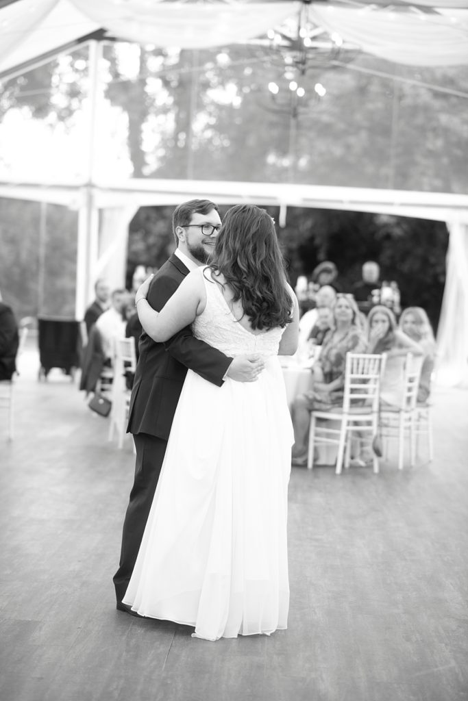 Couple dance at their Eastern Shore Maryland Wedding Nadine Nasby Photographer