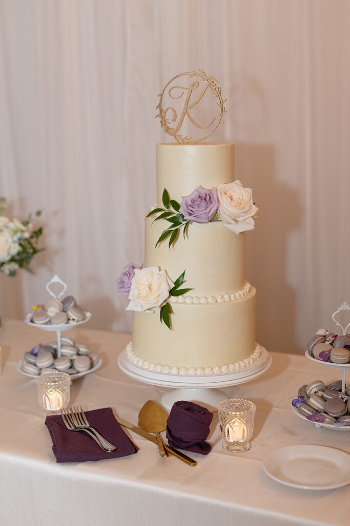 Wedding cake - wedding reception at Rust Manor House
