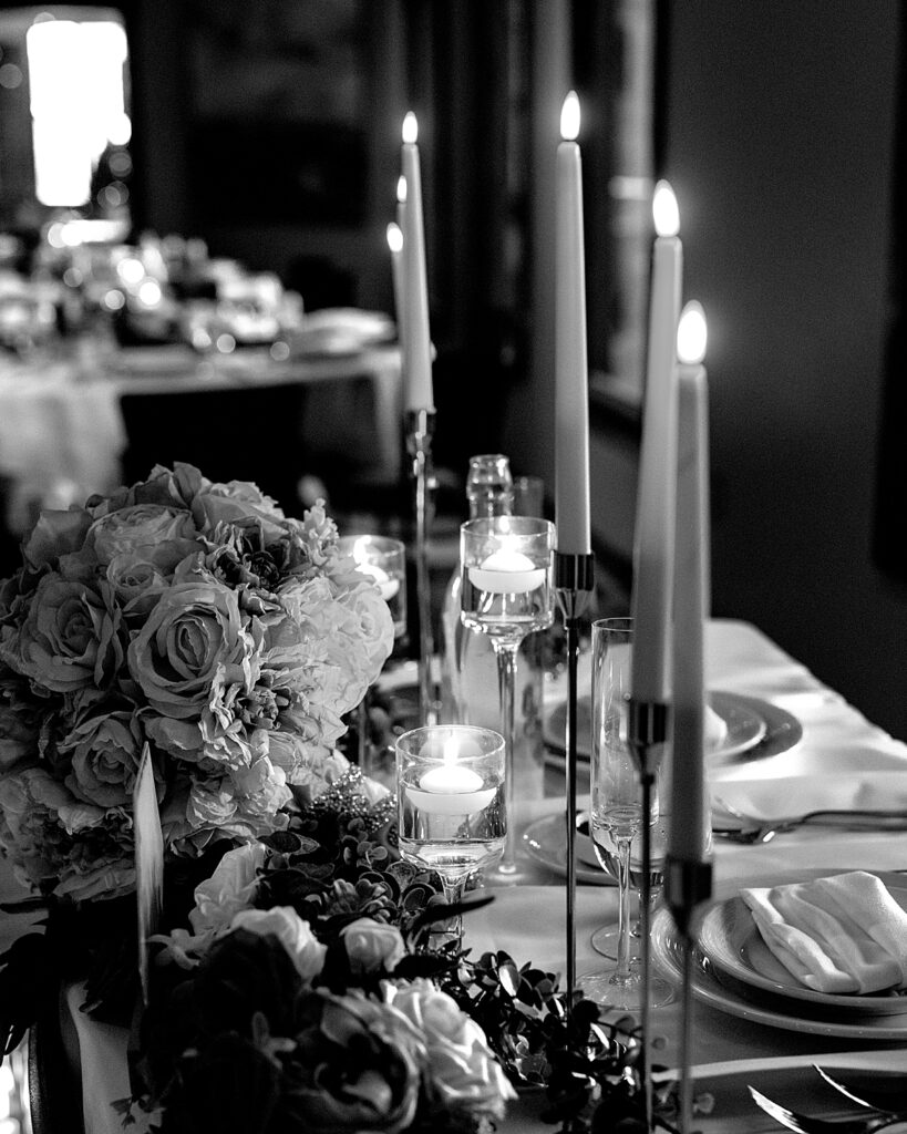 Candlelight for wedding reception | Pinstripes DC
