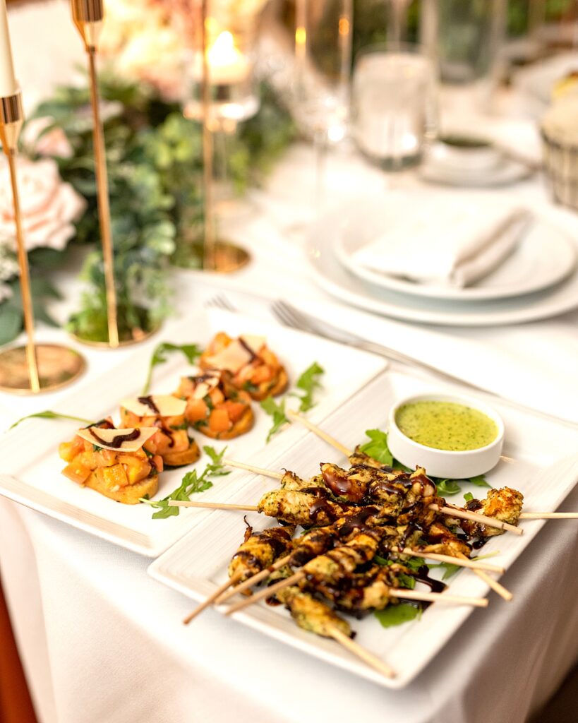 Reception appetizers | Pinstripes Georgetown DC