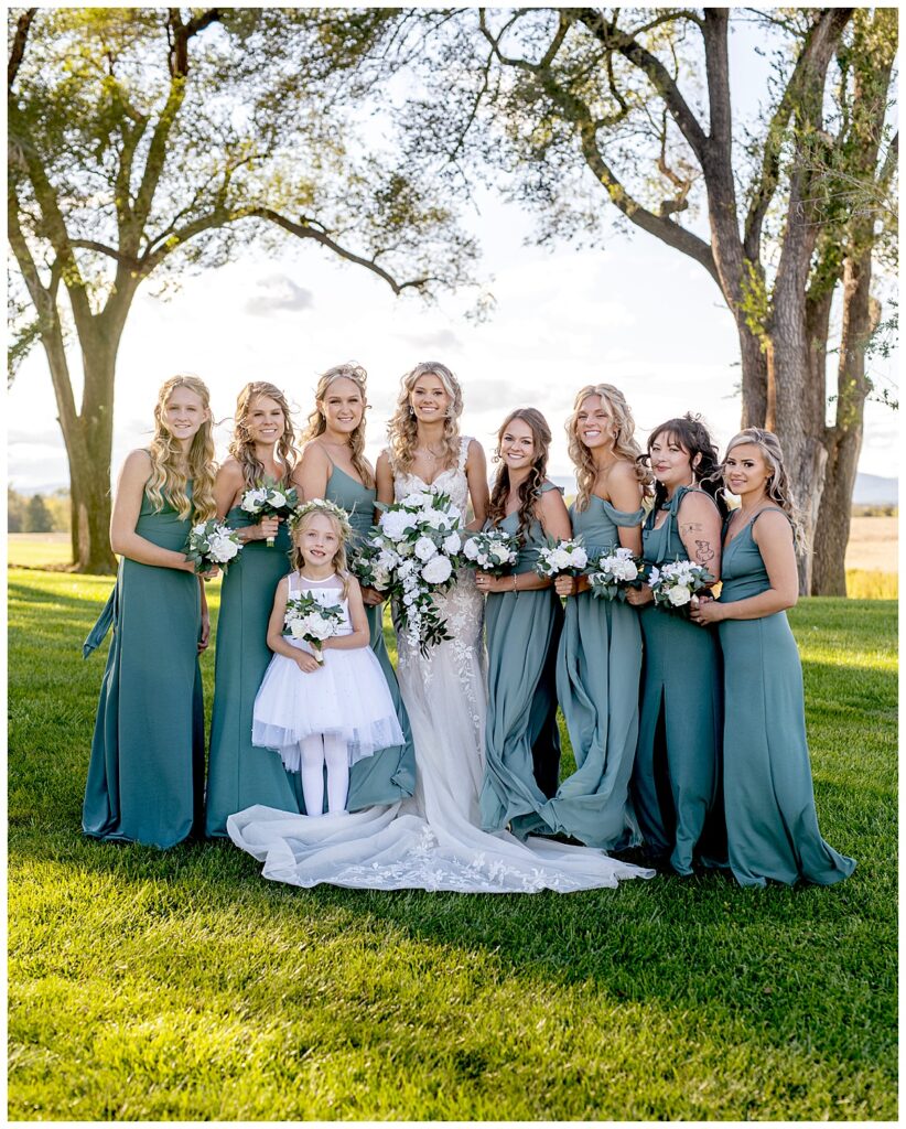 Bridal party at Bowling Brook Mansion | Best wedding photographers in Washington DC