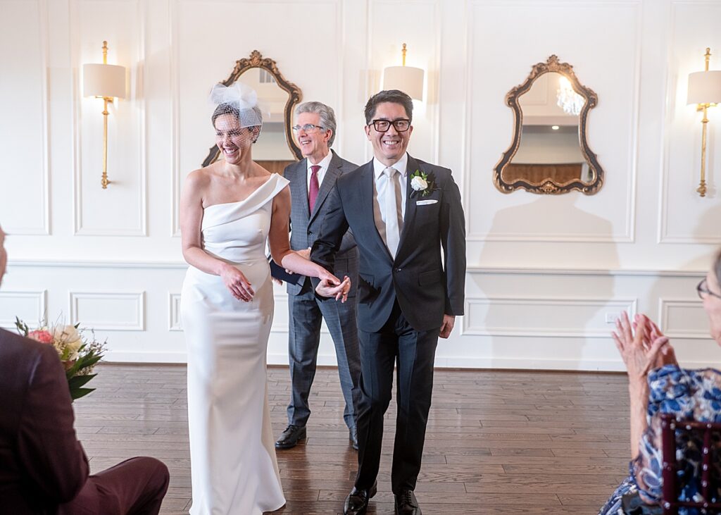 Pronounced husband and wife | DC wedding photographers - coverage of wedding at Cedar Knoll Inn.