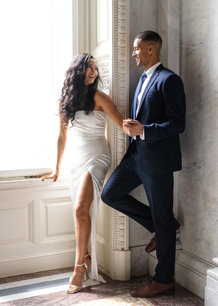 Elopement photos at The Library of Congress