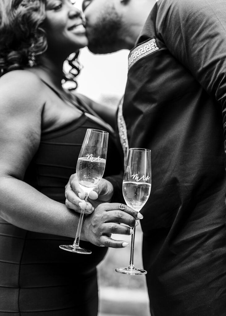 Engagement toast at the FDR Memorial in DC