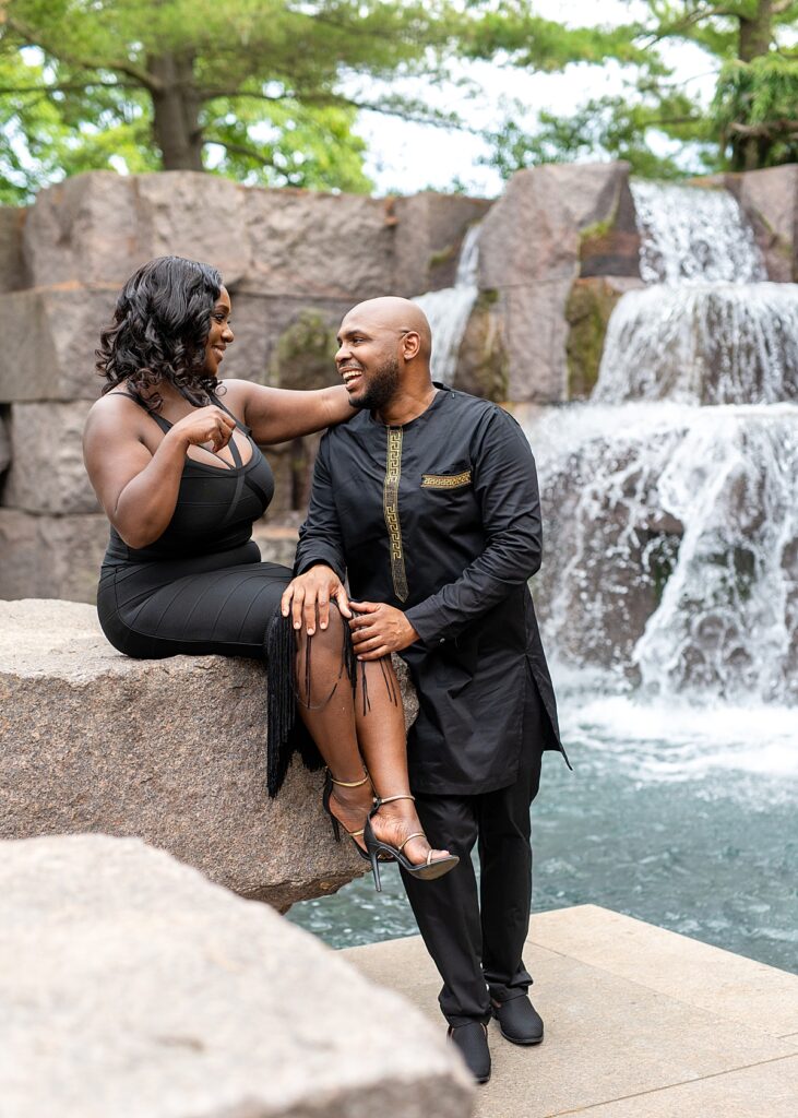 Professional photographer in Washington DC | Engagement session at the FDR