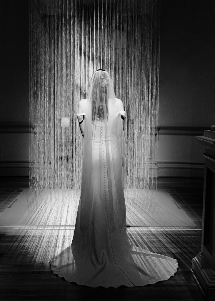 Fine art bride portrait at The Renwick - wedding photography in DC