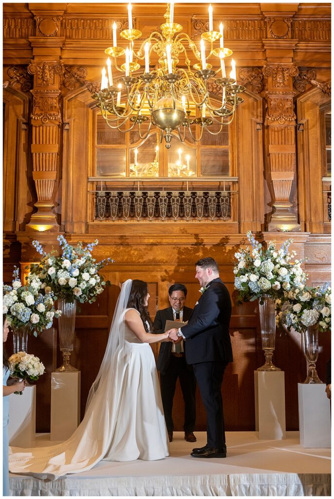 The Willard room at one of the best wedding venues in Washington, DC offers a blend of classic architecture and modern amenities.