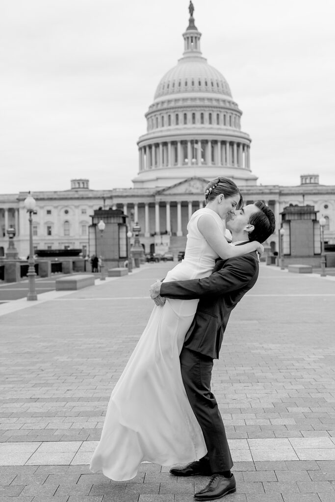 Washington, DC Capitol Building DC elopement portrait