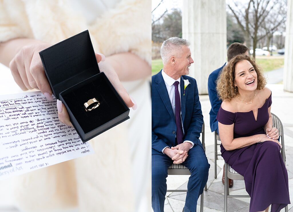 DC elopement ceremony at the WWII Memorial