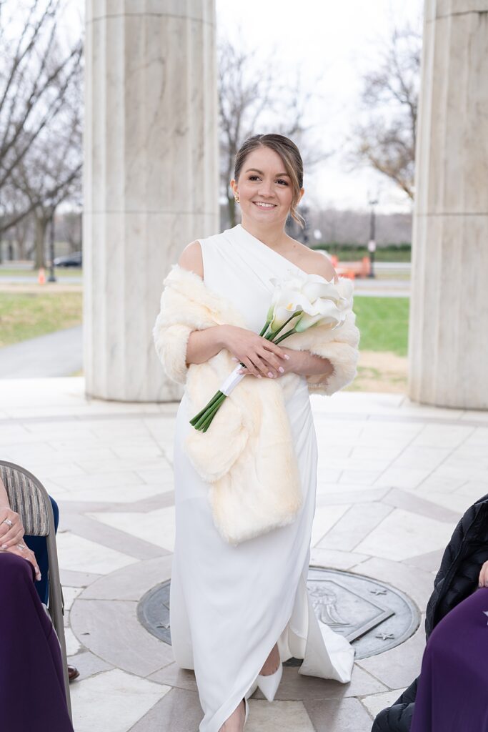 Bride - at WWII Memorial