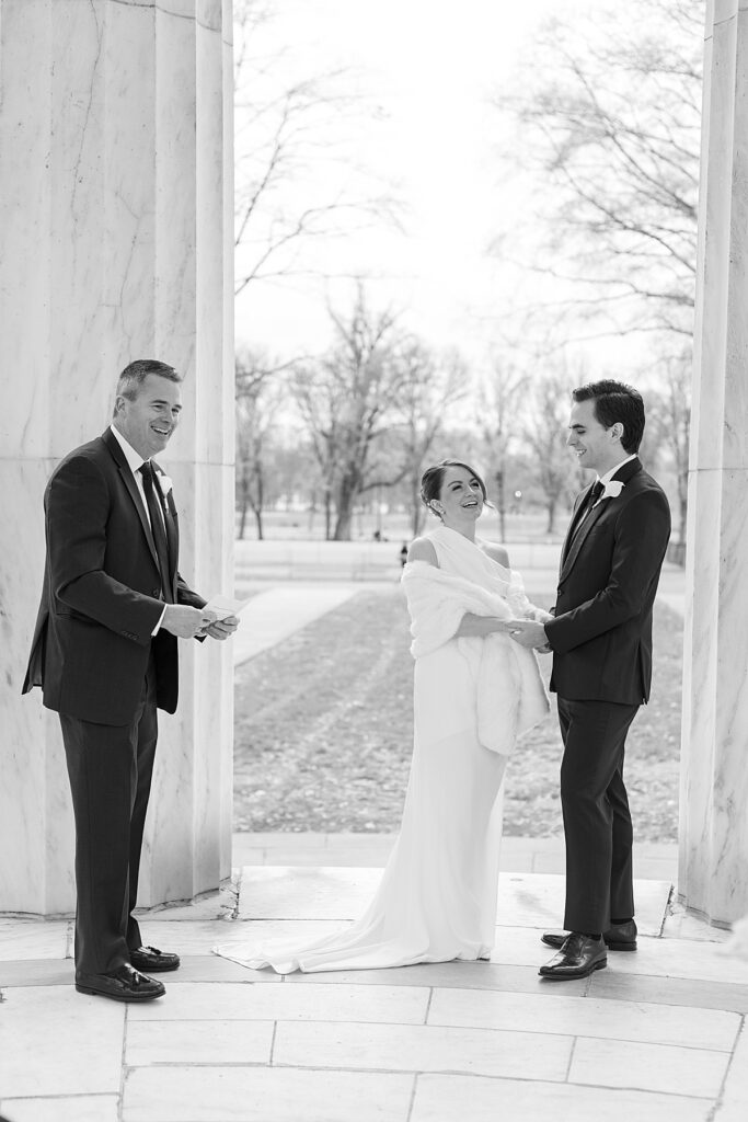 Civil wedding ceremony in DC