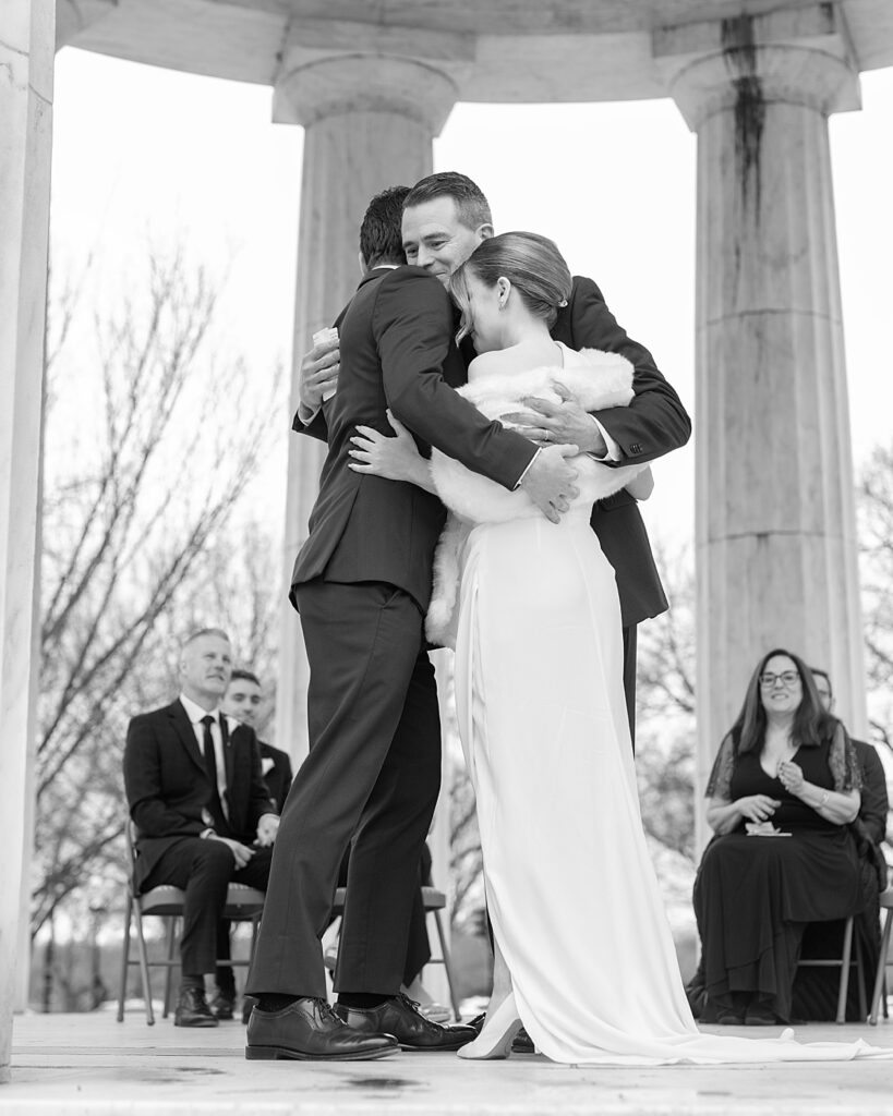 DC civil ceremony at WWII Memorial