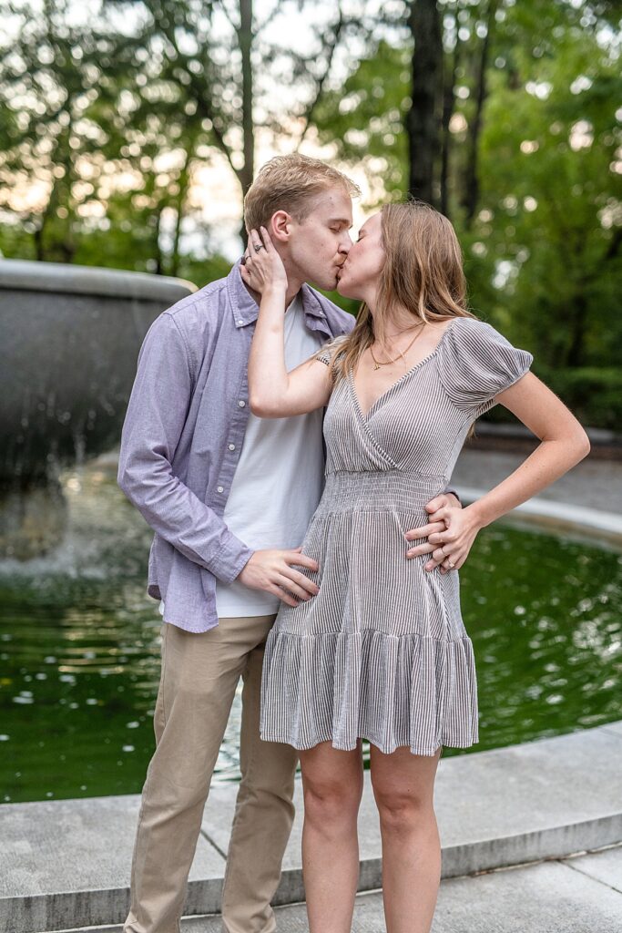 Engagement photos after she says yes - DC proposal photographer