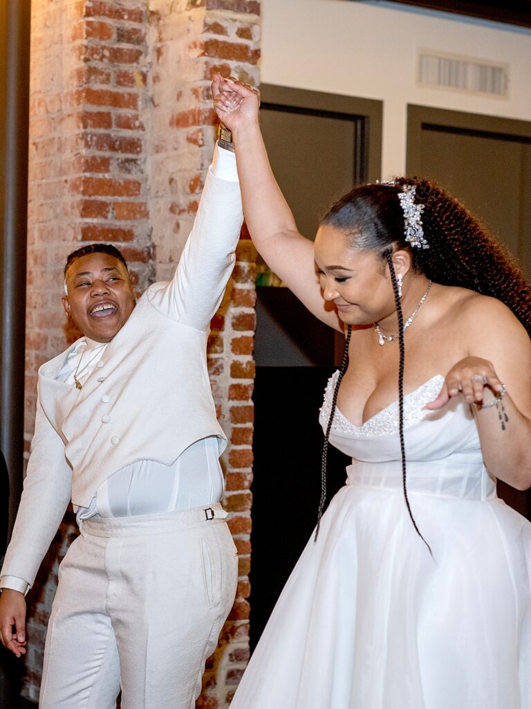 Couple celebrates wedding at Dupont wedding venue, Toolbox DC