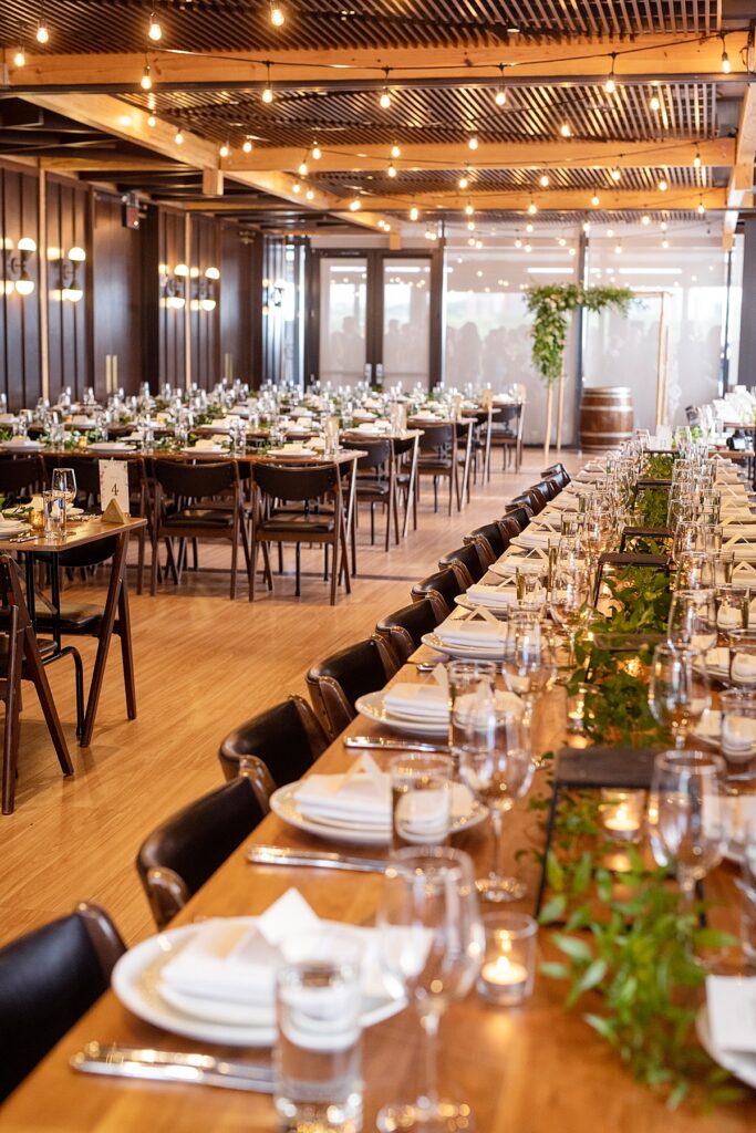 Wedding reception at District Winery DC 